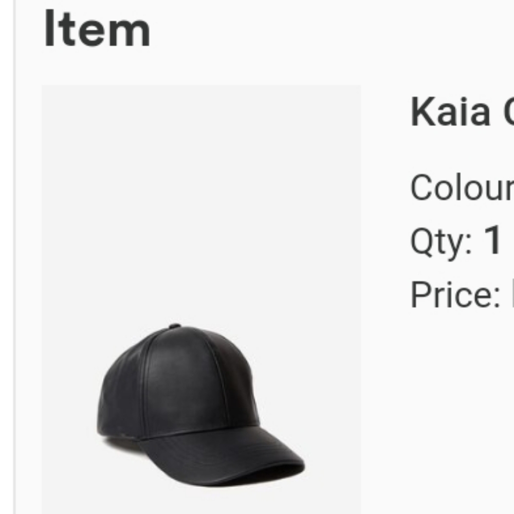 Cotton On Faux Leather Cap